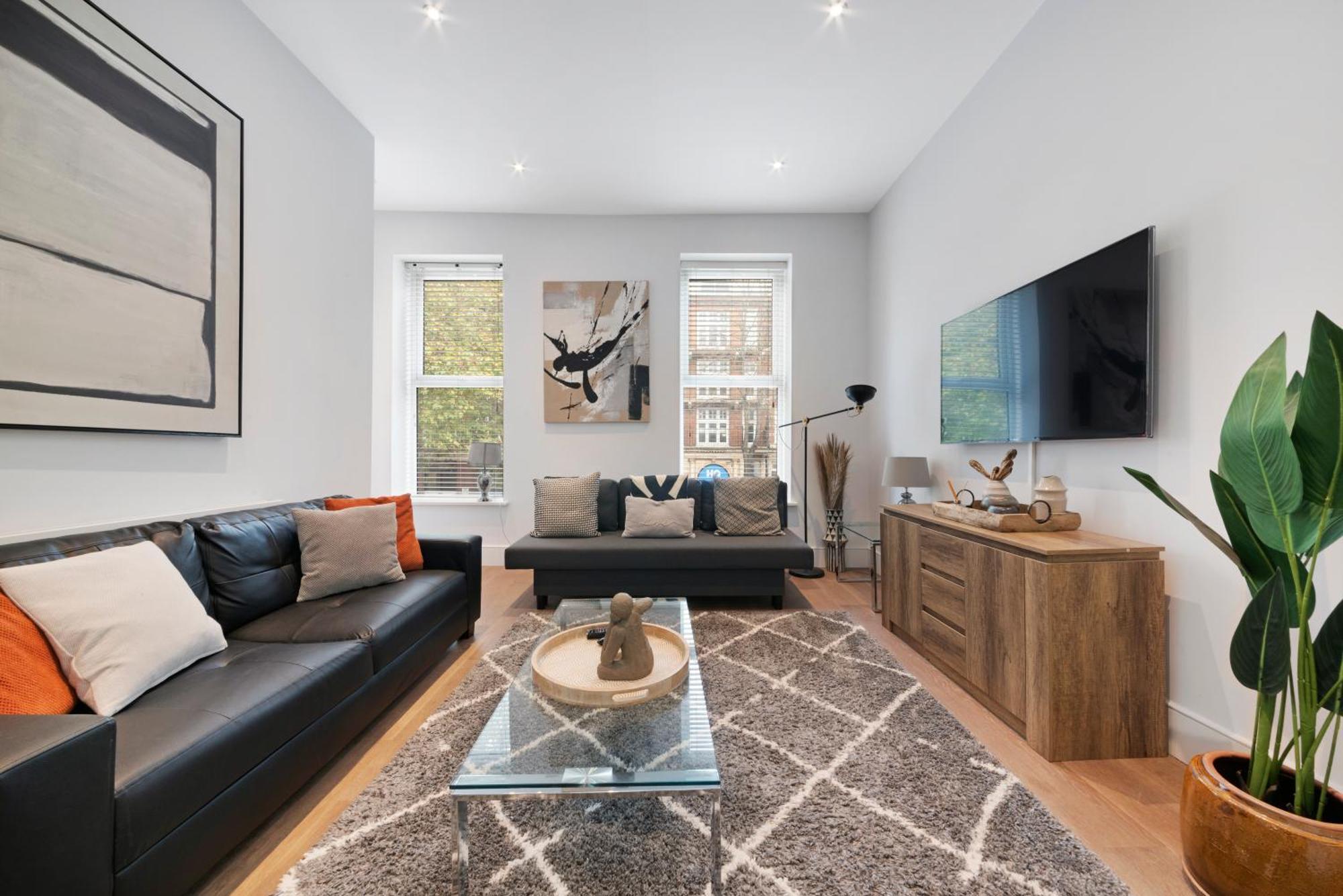 Apartment Modern 1 Bed Apartment- Kings Cross Station *